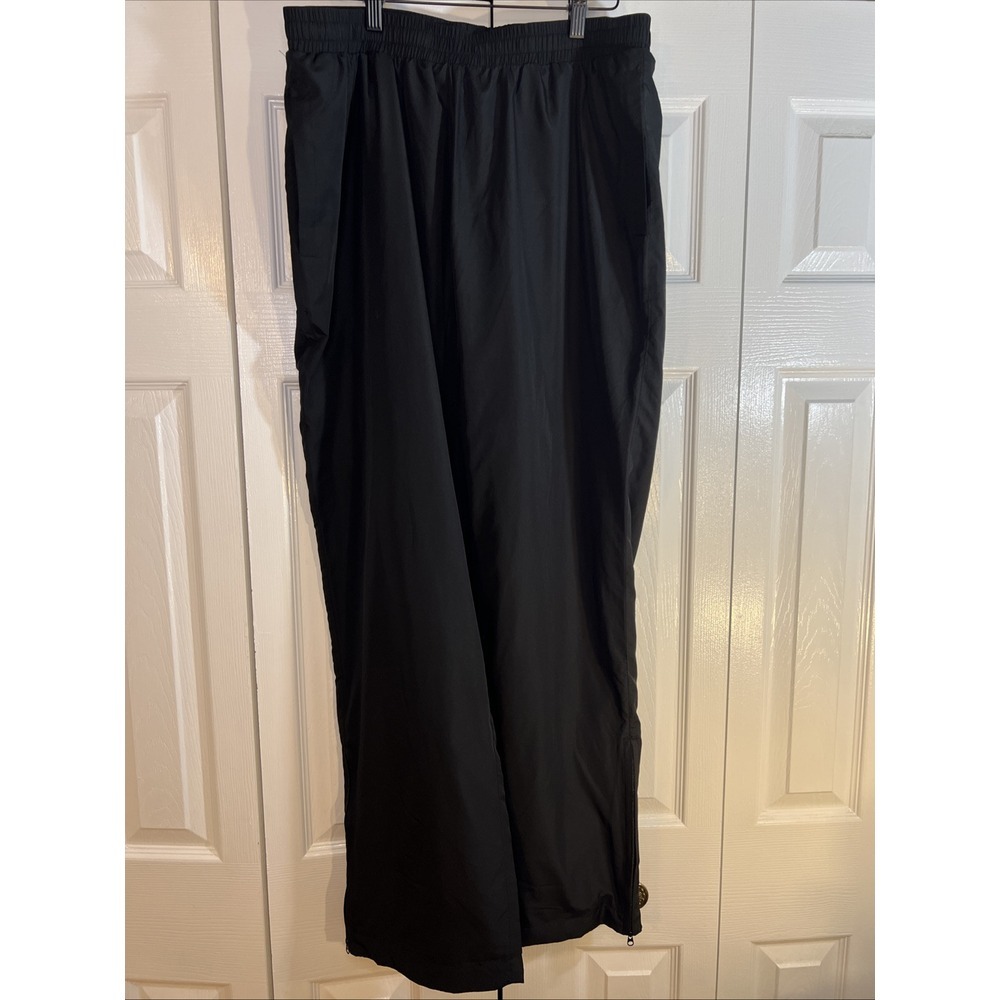 Eastbay Men's Black Warm Up Athletic Sports Baseball Running Training Pants SZ L